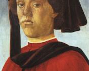 桑德罗波提切利 - 一个年轻人的肖像